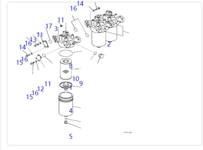 OIL Fiter 427-16-2111 For Loader WA900